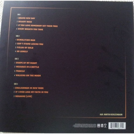 Sting, My Songs (0602577587214) виниловая пластинка - фото 4