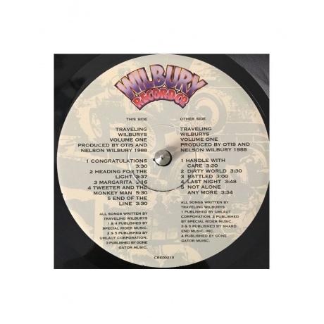 Виниловая пластинка The Traveling Wilburys, The Traveling Wilburys, Vol. 1 (0888072009622) - фото 4