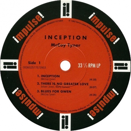 McCoy Tyner - Inception (0602577573903) виниловая пластинка - фото 9