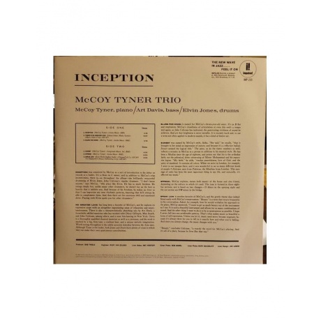 Виниловая пластинка McCoy Tyner, Inception (0602577573903) - фото 3