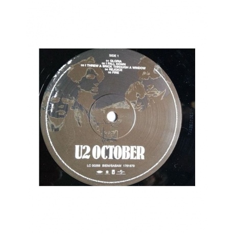 Виниловая пластинка U2, October (0602517616790) - фото 4