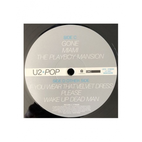 Виниловая пластинка U2, Pop (0602557969993) - фото 7