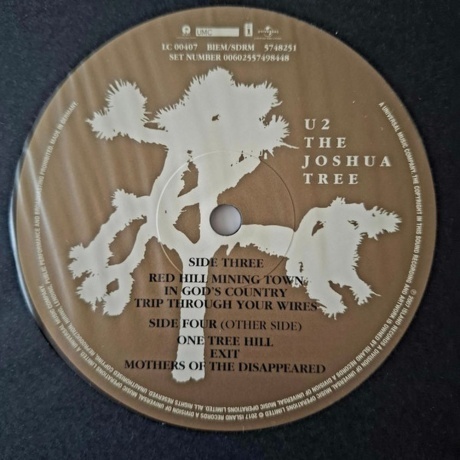 U2 - The Joshua Tree (0602557498448) виниловая пластинка - фото 7
