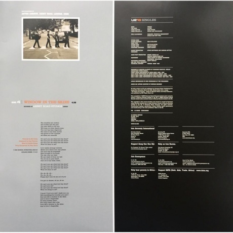 U2 - 18 Singles (0602517135505) виниловая пластинка - фото 18