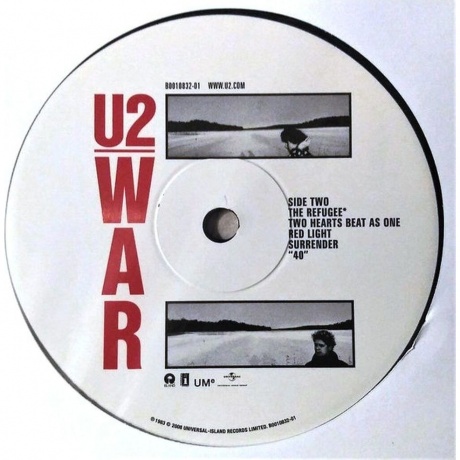U2 - War (0602517616745) виниловая пластинка - фото 5