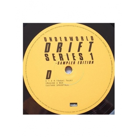 Виниловая пластинка Underworld, DRIFT Series 1 Sampler Edition (0602577853401) - фото 4
