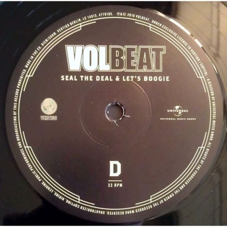 Volbeat - Seal The Deal &amp; Let's Boogie (0602547791030) виниловая пластинка - фото 9
