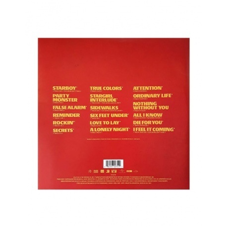 The Weeknd, Starboy (0602557227512) виниловая пластинка - фото 2