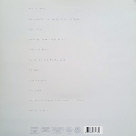 Kanye West - 808s &amp; Heartbreak (0602517872813) виниловая пластинка - фото 6