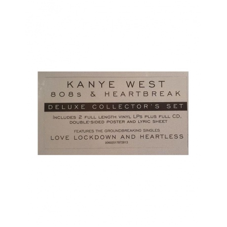Виниловая пластинка Kanye West, 808s &amp; Heartbreak (+CD) (0602517872813) - фото 3