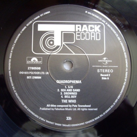 The Who - Quadrophenia (0602527805047) виниловая пластинка - фото 5