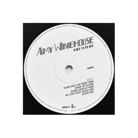 Виниловая пластинка Amy Winehouse, Back To Black (0602517341289) - фото 4