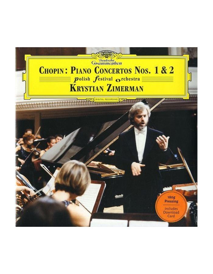 Виниловая пластинка Krystian Zimerman, Chopin: Piano Concertos Nos. 1 & 2 (0028947968719) компакт диски apex leonskaja elisabeth piano concertos nos 1