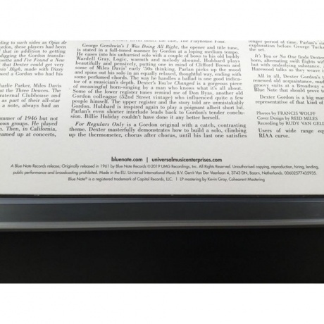 Dexter Gordon - Doin' Allright (0602577435935) виниловая пластинка - фото 3