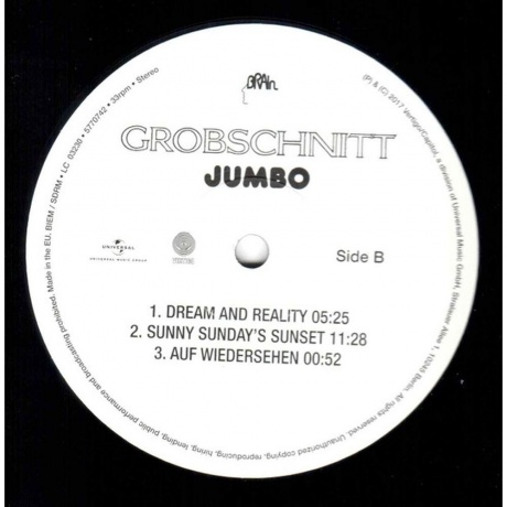 Grobschnitt, Jumbo (English) (0602557707397) виниловая пластинка - фото 12
