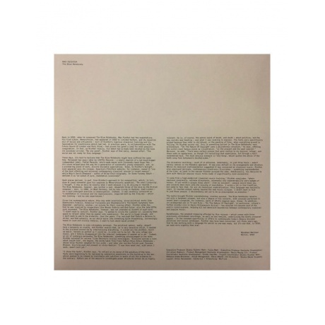 Виниловая пластинка Richter Max, The Blue Notebooks (0028948352593) - фото 3