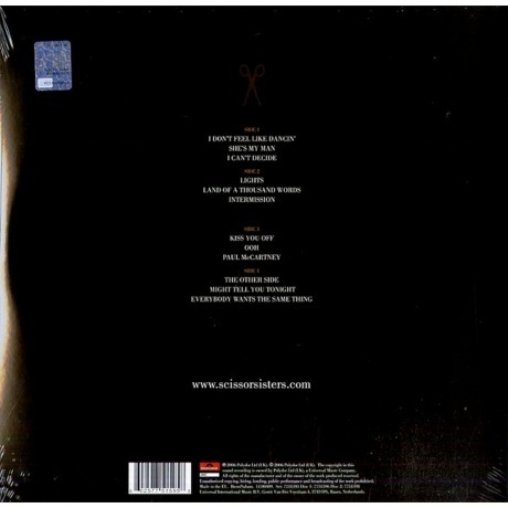 Scissor Sisters - Ta Dah! (0602577515958) виниловая пластинка - фото 2