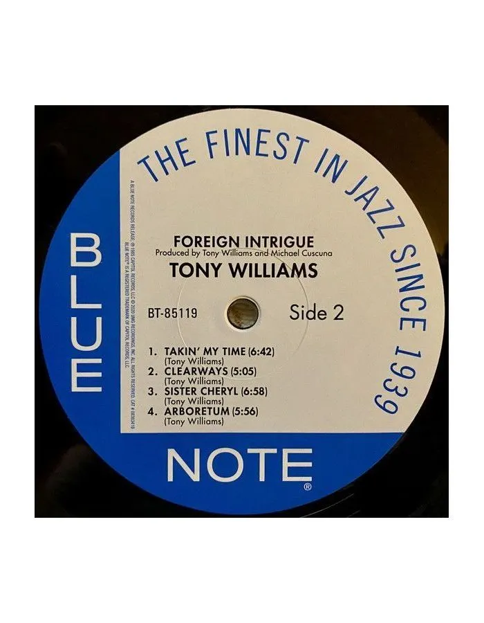 Виниловая пластинка Williams Tony, Foreign Intrigue (0602508383410) - фото 4