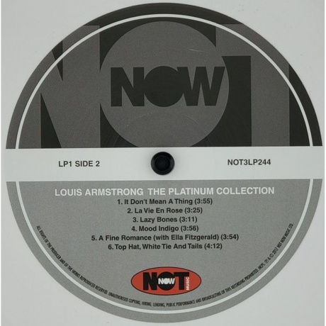 Louis Armstrong - Platinum Collection (5060403742445) виниловая пластинка - фото 5