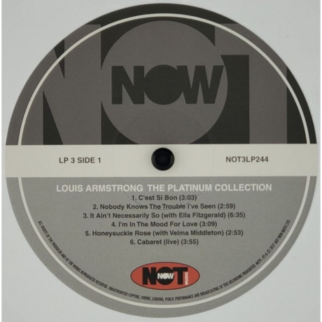Louis Armstrong - Platinum Collection (5060403742445) виниловая пластинка - фото 8