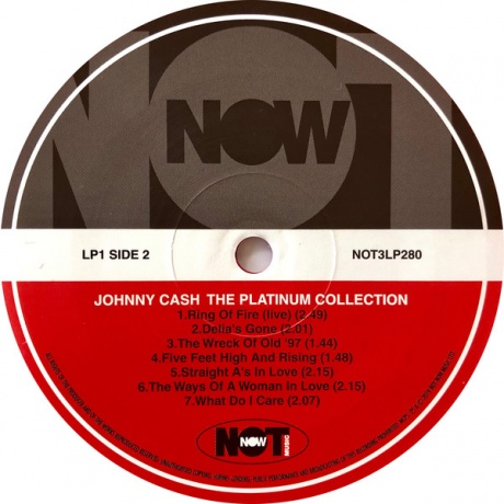 5060403742803, Виниловая Пластинка Cash, Johnny, The Platinum Collection - фото 3