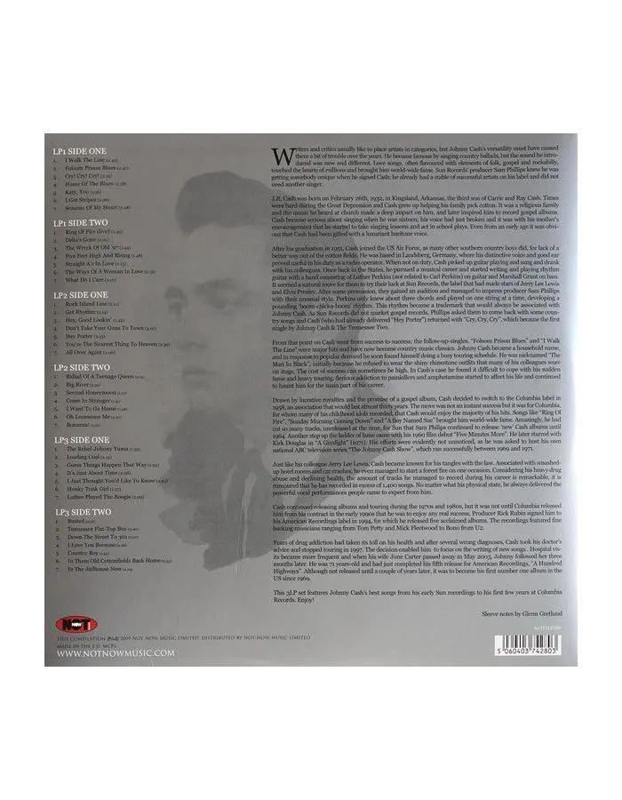 5060403742803, Виниловая Пластинка Cash, Johnny, The Platinum Collection - фото 1