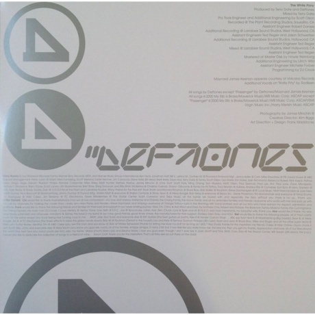 Deftones - White Pony (0093624964667) виниловая пластинка - фото 4