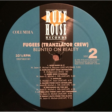 Fugees - Blunted On Reality (0190758511818) виниловая пластинка - фото 4