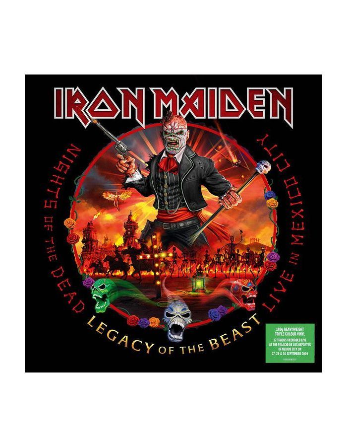 виниловая пластинка parlophone iron maiden – nights of the dead legacy of the beast live in mexico city 3lp 0190295163037, Виниловая Пластинка Iron Maiden, Nights Of The Dead - Legacy Of The Beast, Live In Mexico City