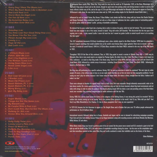 5060403742346, Виниловая Пластинка King, B.B., Nothin' But…Bad Luck - фото 4