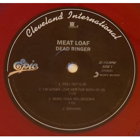 0194398018119, Виниловая Пластинка Meat Loaf, Dead Ringer - фото 2