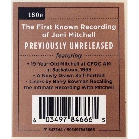 Joni Mitchell - Early Joni - 1963 (0603497846665) виниловая пластинка - фото 5