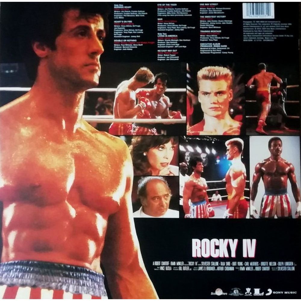 0194398020310, Original Motion Picture Soundtrack, Rocky Iv виниловая пластинка - фото 2