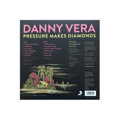 0194398046419, Виниловая Пластинка Vera, Danny, Pressure Makes Diamonds - фото 2