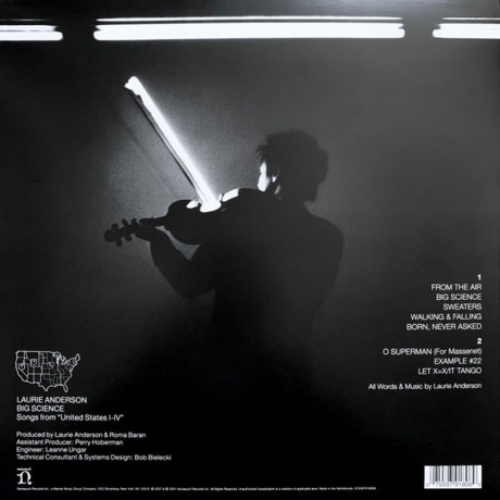 Laurie Anderson - Big Science (Red) (0075597918069) виниловая пластинка - фото 2