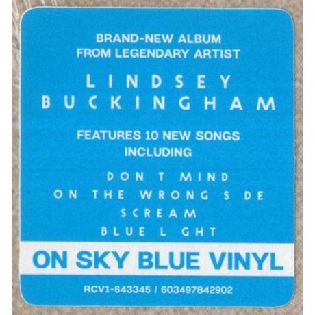 Lindsey Buckingham - Lindsey Buckingham (coloured) (0603497842902) виниловая пластинка - фото 8