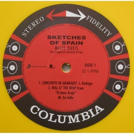 Miles Davis - Sketches Of Spain (coloured) (0889853784813) виниловая пластинка - фото 5