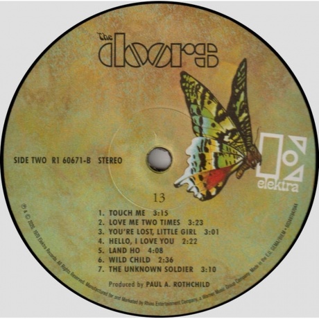 The Doors - 13 (0603497847044) виниловая пластинка - фото 4