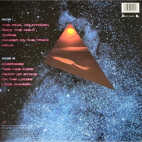 Europe - The Final Countdown (coloured) (0194398019116) виниловая пластинка - фото 2