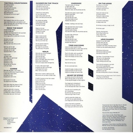 Europe - The Final Countdown (coloured) (0194398019116) виниловая пластинка - фото 4