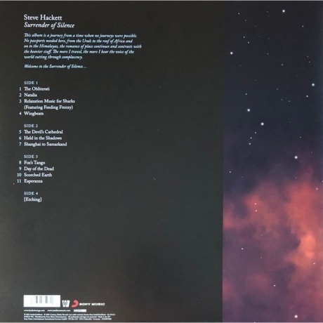 Hackett Steve - Surrender of Silence (0194398750811) виниловая пластинка - фото 4