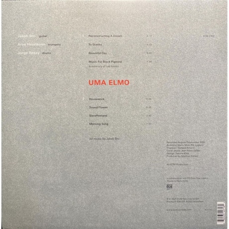 Jakob Bro, Uma Elmo (0602435427164) виниловая пластинка - фото 2
