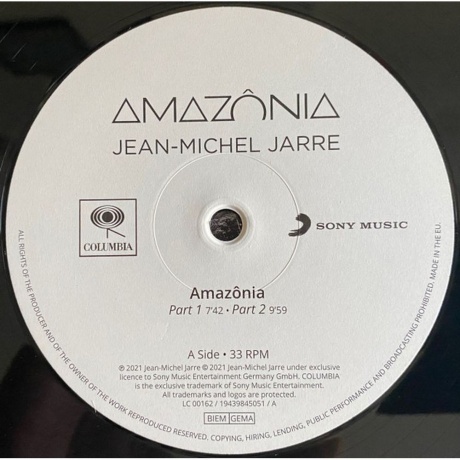 Jean Michel Jarre - Amazonia (0194398450513) виниловая пластинка - фото 5