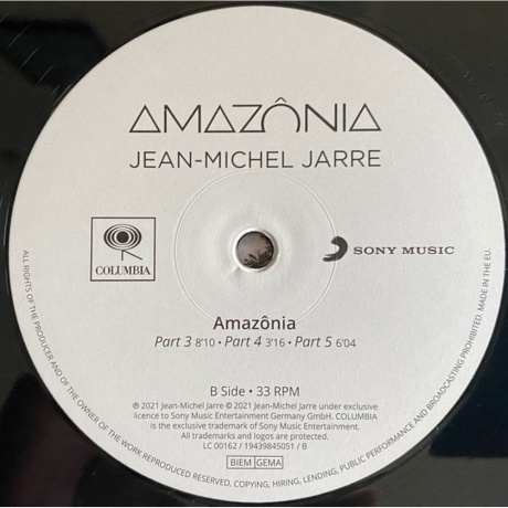 Jean Michel Jarre - Amazonia (0194398450513) виниловая пластинка - фото 6