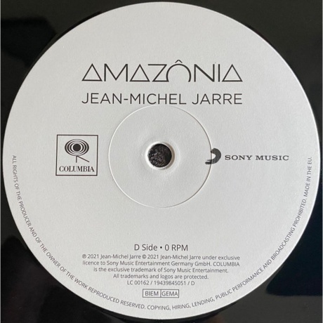Jean Michel Jarre - Amazonia (0194398450513) виниловая пластинка - фото 8