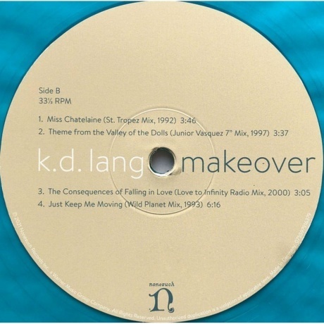 K.D. Lang - Makeover (coloured) (0075597916379) виниловая пластинка - фото 5