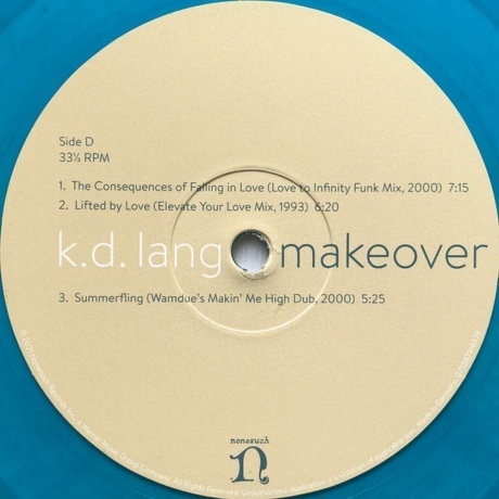 K.D. Lang - Makeover (coloured) (0075597916379) виниловая пластинка - фото 7