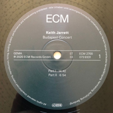 Keith Jarrett - Budapest Concert (0602507393304) виниловая пластинка - фото 3