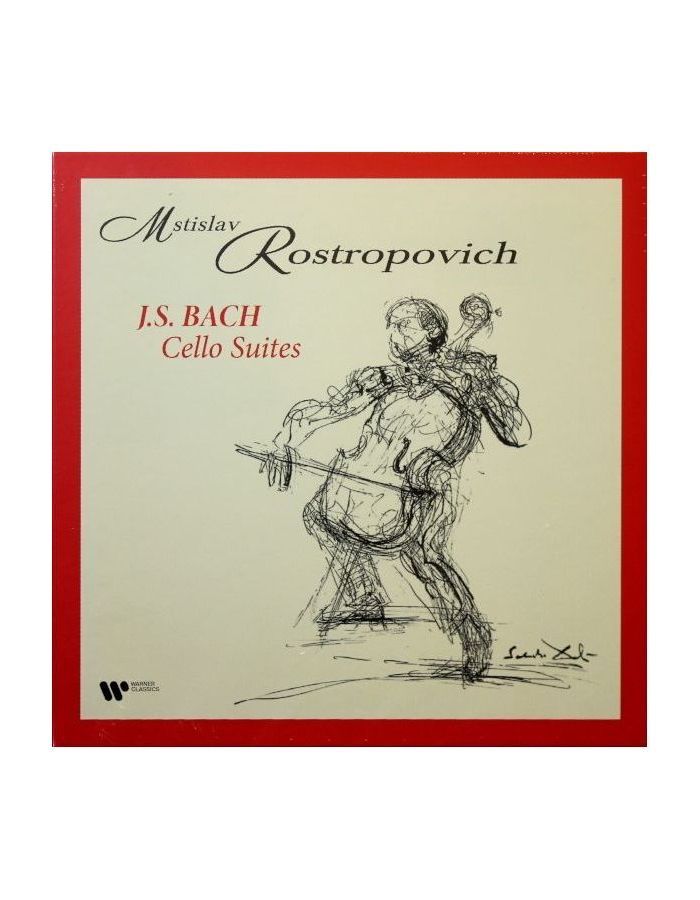 Виниловая пластинка Mstislav Rostropovich, Bach: The Cello Suites (0190295079147) виниловая пластинка pablo casals виниловая пластинка pablo casals bach the cello suites 3lp