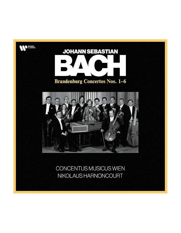 цена Виниловая пластинка Nikolaus Harnoncourt, Concentus Musicus Wien, Bach: Brandenburg Concertos Nos. 1 - 6 [Rec. 1981] (0190295020309)